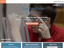Tablet Screenshot of eyeinstituteofwyoming.com